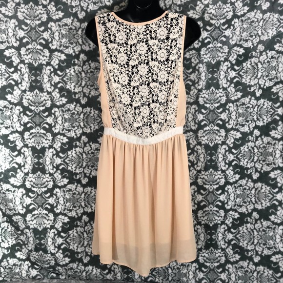 Crochet Peach Sundress by Very J Size M - Picture 3 of 15